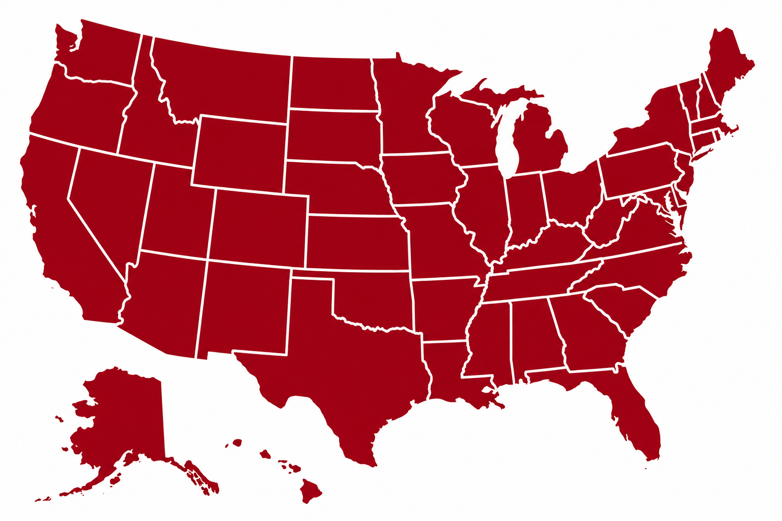 Map of the United States