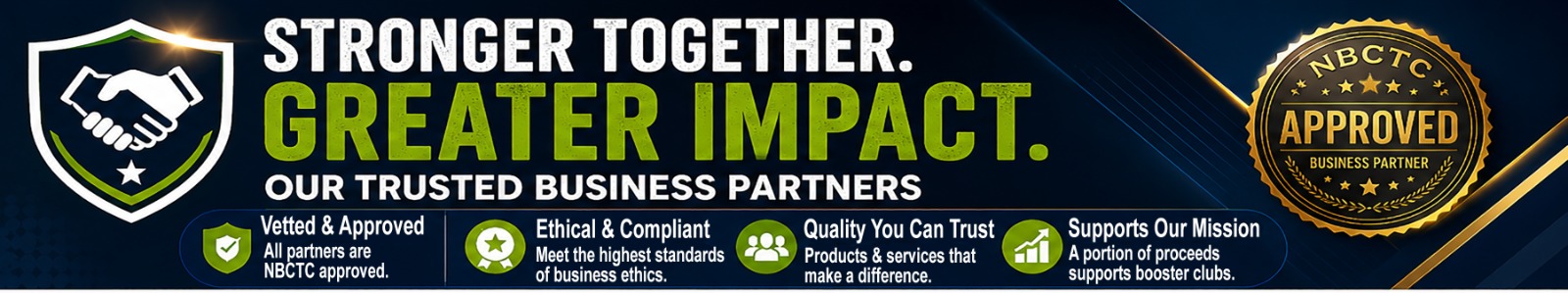 Stronger Together. Greater Impact. Our trusted business partners.