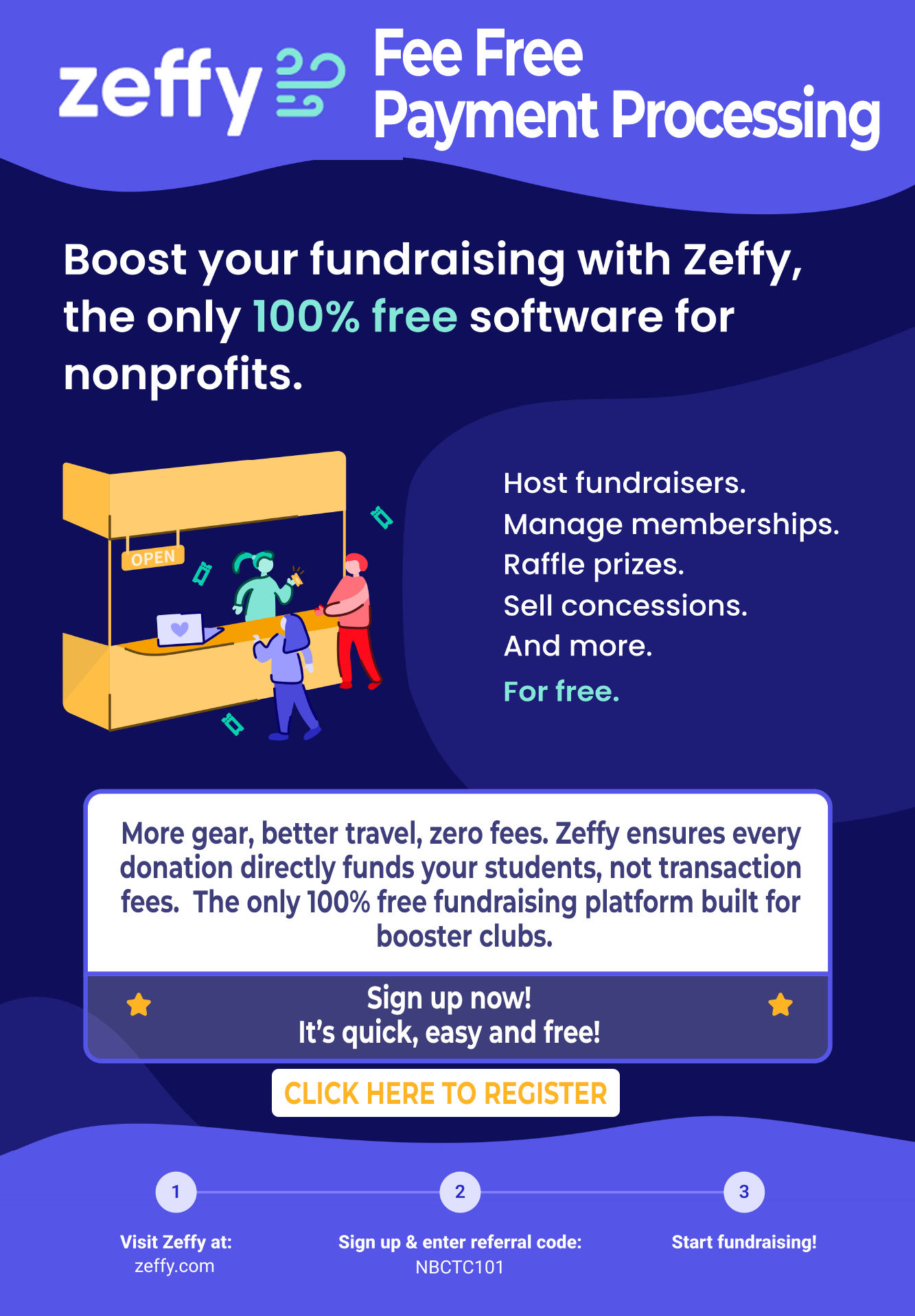 Zeffy Zero Fee Payment Processing